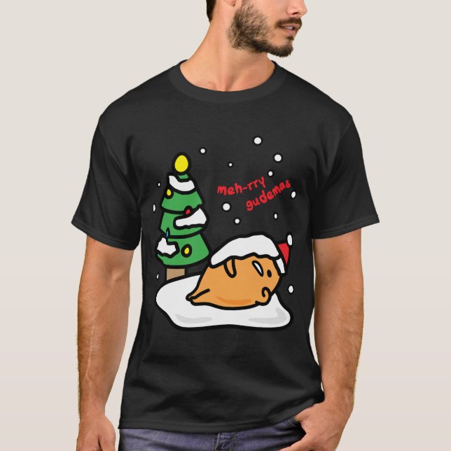 Camiseta Gudetama Meh-rry Gudemas Navidades Sweatshirt (Anverso)