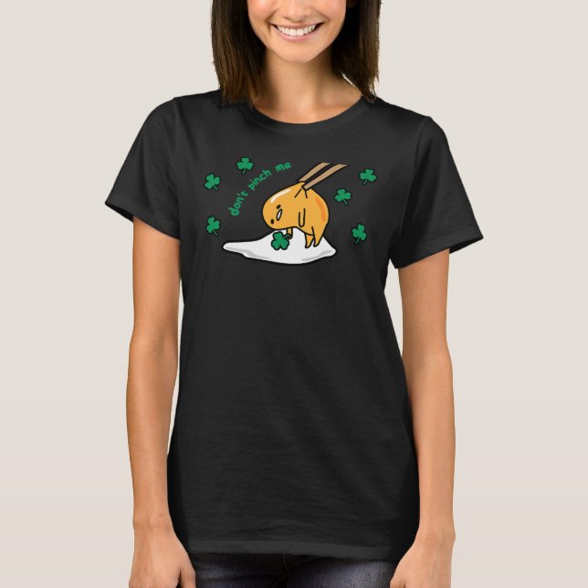 Camiseta Gudetama no me mires el Día de San Patricio (Anverso)