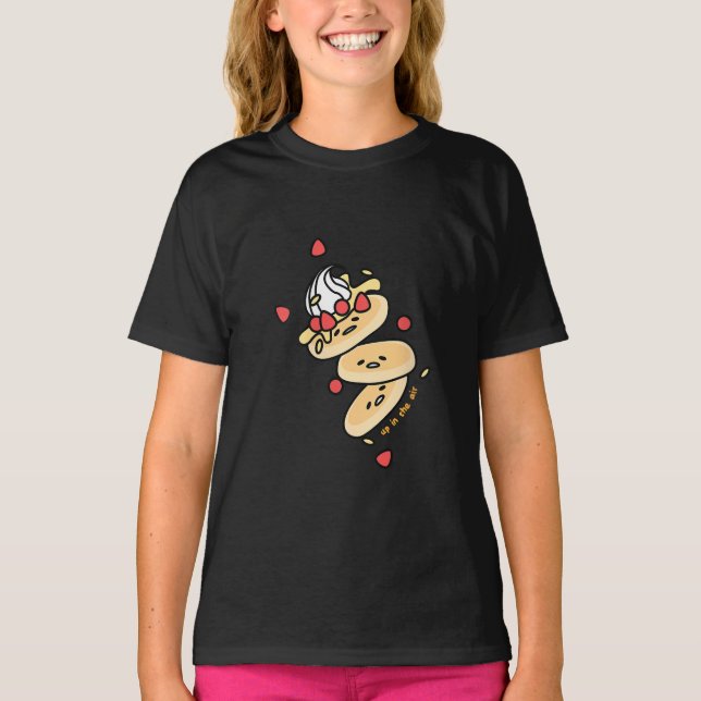 Camiseta Gudetama se levanta en el aire (Anverso)