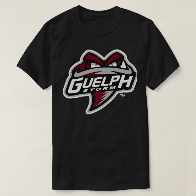 Camiseta Guelph Storm merch (Diseño del anverso)