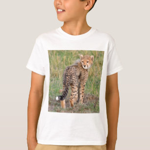 Camiseta Guepardo Cub que mira su manera