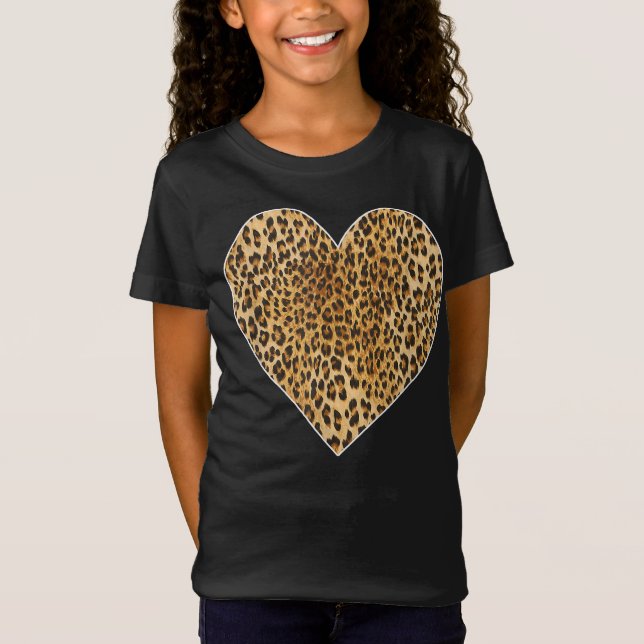 Camiseta guepardo de amor | estilo de moda de regalo (Anverso)