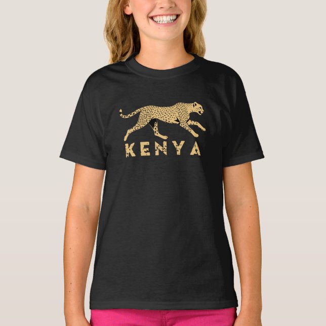 Camiseta Guepardo De Kenia (Anverso)