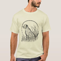 Guepardo elegante en hierba alta: arte de vida sil