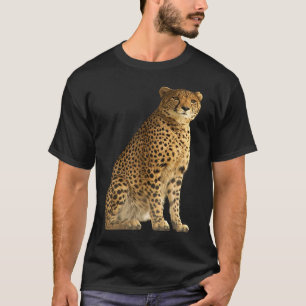 Camiseta Guepardo Felino Depredador África Gato Salvaje Ilu
