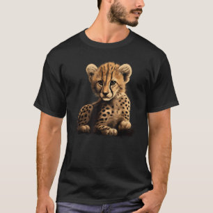 Camiseta Guepardo Gato Salvaje Cachorro Gato Grande Safari 