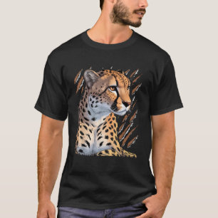 Camiseta Guepardo Leopardo Tigre Cara de Leopardo León Gato