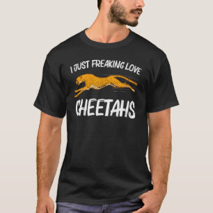 Camiseta Guepardo lindo para los hombres Vida salvaje de la