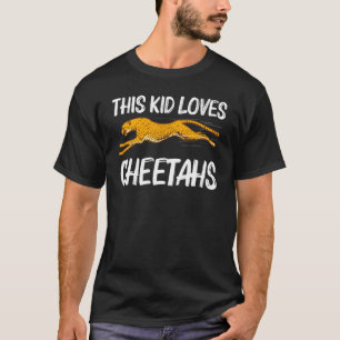 Camiseta Guepardo Lindo Para Niños Niños Safari Africano Vi