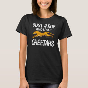 Camiseta Guepardo lindo para niños Safari africano vida sal