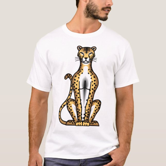 Camiseta Guepardo lleno (Anverso)