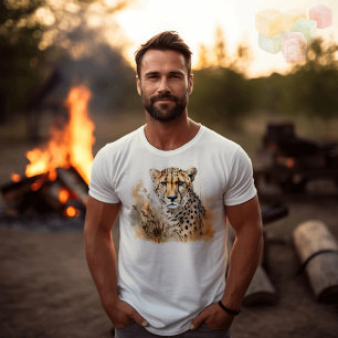 Camiseta Guepardo Majestuoso