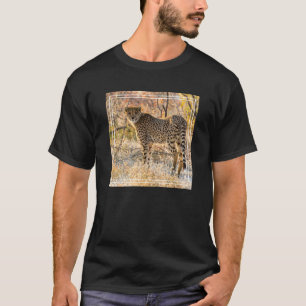 Camiseta Guepardo mirando alrededor