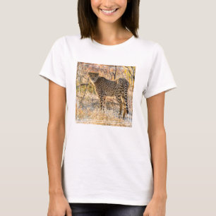 Camiseta Guepardo Mirando Alrededor