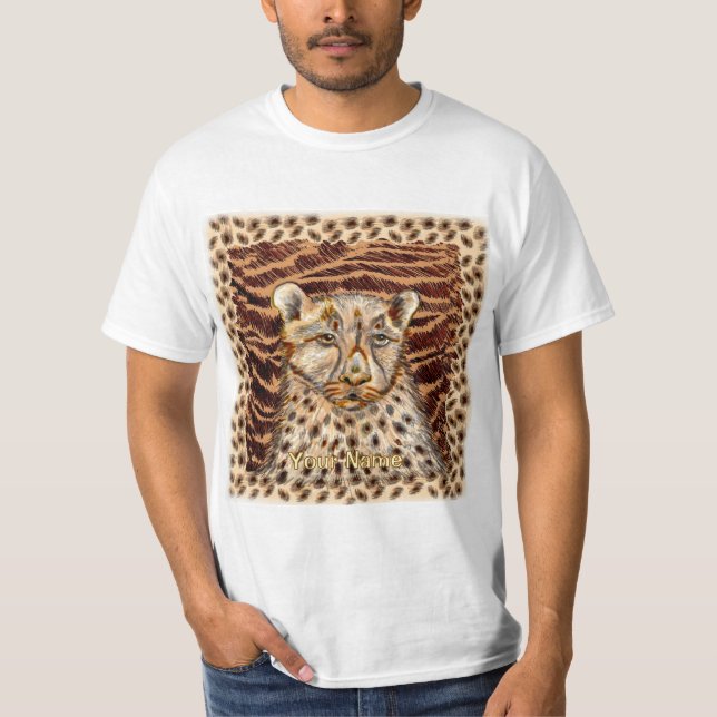 Camiseta Guepardo Rápido  (Anverso)