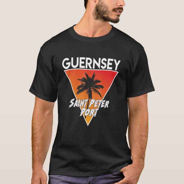 Camiseta Guernsey con colores soleados (Anverso)