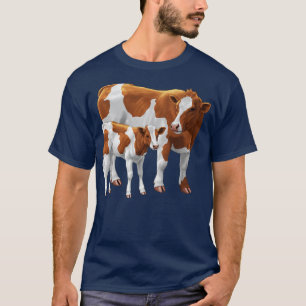 Camiseta Guernsey Cow y Cute Calf