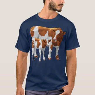 Camiseta Guernsey Cow y Cute Calf