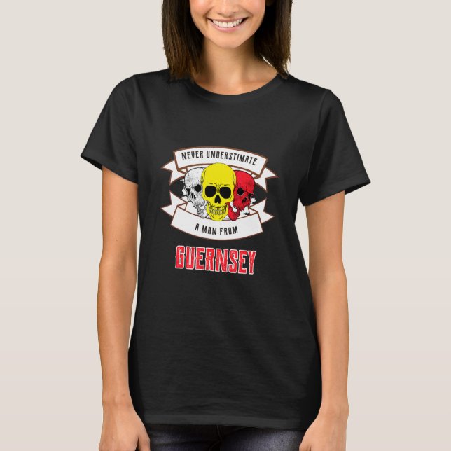 Camiseta Guernsey Nunca Subestimes (Anverso)