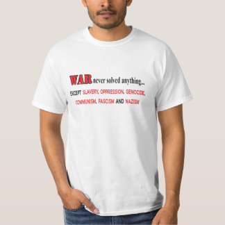 Camiseta guerra