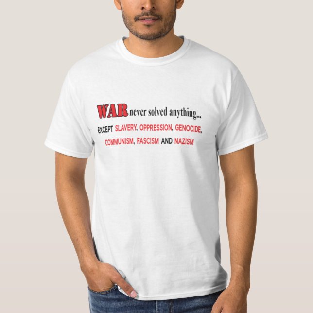 Camiseta guerra (Anverso)