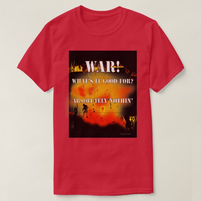 CAMISETA GUERRA (Diseño del anverso)