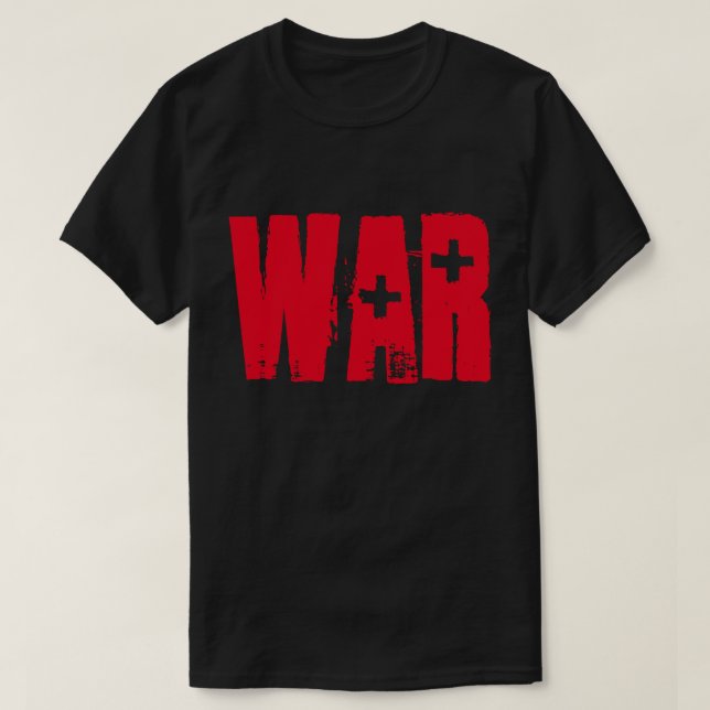 CAMISETA GUERRA (Diseño del anverso)