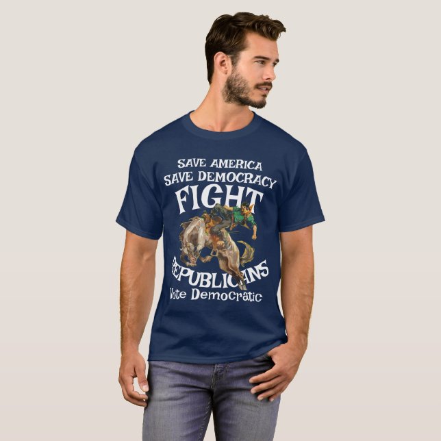 CAMISETA GUERRA CON DRONES DHS CBP ICE TSA DOJ FEMA GOBIERN (Anverso completo)