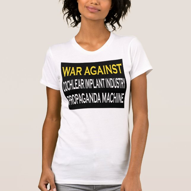 Camiseta Guerra contra la máquina de Prograganda de la (Anverso)