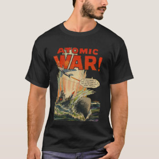 Camiseta Guerra de átomo #2 - Arte cómico de la Edad Dorada
