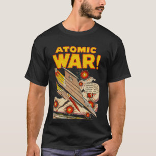 Camiseta Guerra de átomo #4 - Arte cómico de la Edad Dora