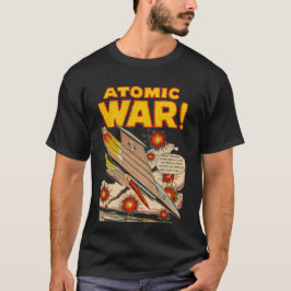 Camiseta Guerra de átomo #4 - Arte cómico de la Edad Dorada