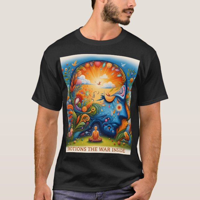 CAMISETA GUERRA DE EMOCIÓN DENTRO (Anverso)