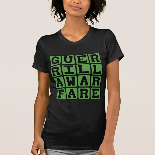 Camiseta Guerra de guerrillas, estilo de lucha furtivo (Anverso)
