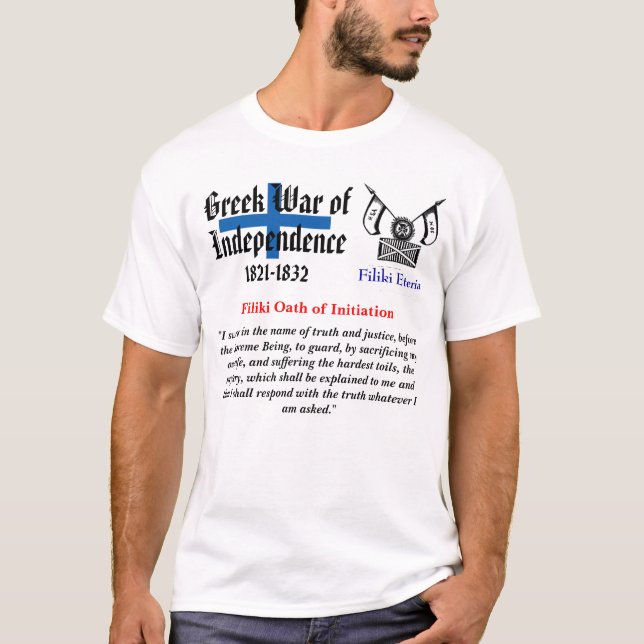 Camiseta Guerra de Independencia griega (Anverso)