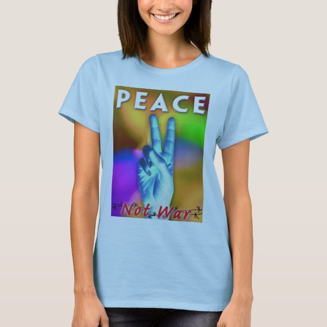 Camiseta Guerra de la paz no (Anverso)