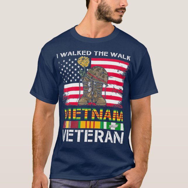 Camiseta Guerra de Vietnam Veteranos de Regalo de Veteranos (Anverso)
