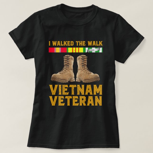 Camiseta Guerra de Vietnam Vietnam Veterano Día de los Vete (Diseño del anverso)