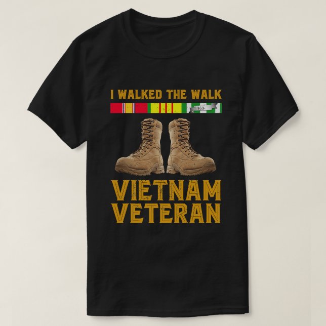 Camiseta Guerra de Vietnam Vietnam Veterano Día de los Vete (Diseño del anverso)