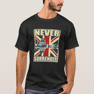 Camiseta Guerra del avión de la RAF Spitfire Aircraft WW2