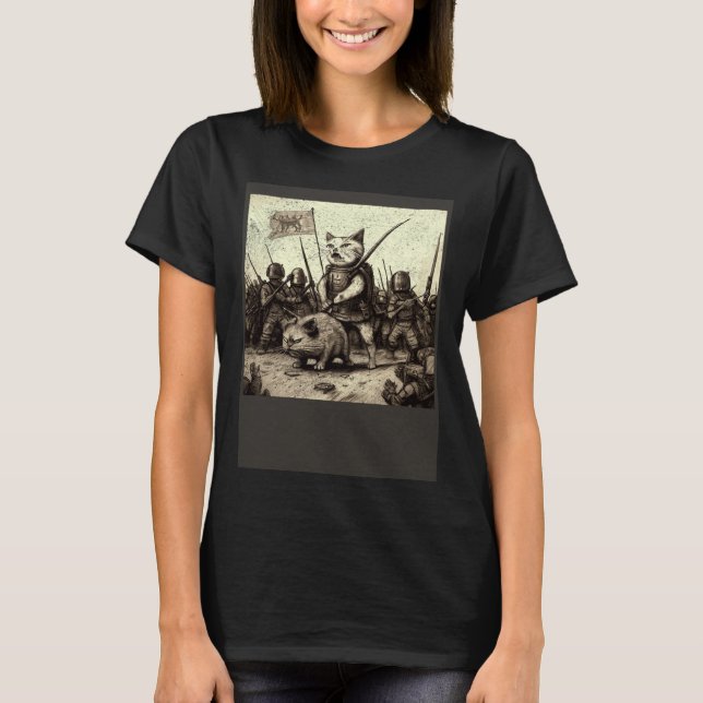 Camiseta Guerra del Cerdo Gato (Anverso)