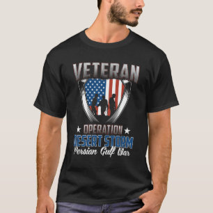 Camiseta Guerra del golfo Pérsico de la tormenta de