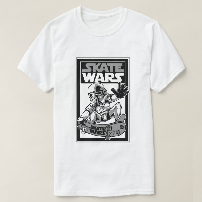 Camiseta Guerra del Skate - Calle galáctica (Diseño del anverso)