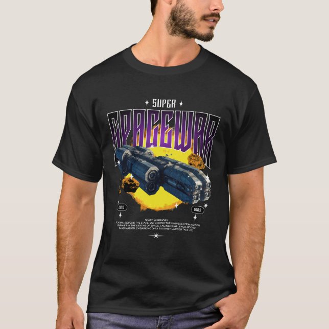 Camiseta Guerra espacial (Anverso)