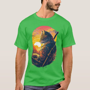 Camiseta guerra gato Maine Coon de bondad y valor Overs