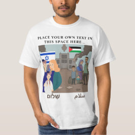 Camiseta Guerra Israel - Palestina "FAMILIA DE LA PAZ" PERS