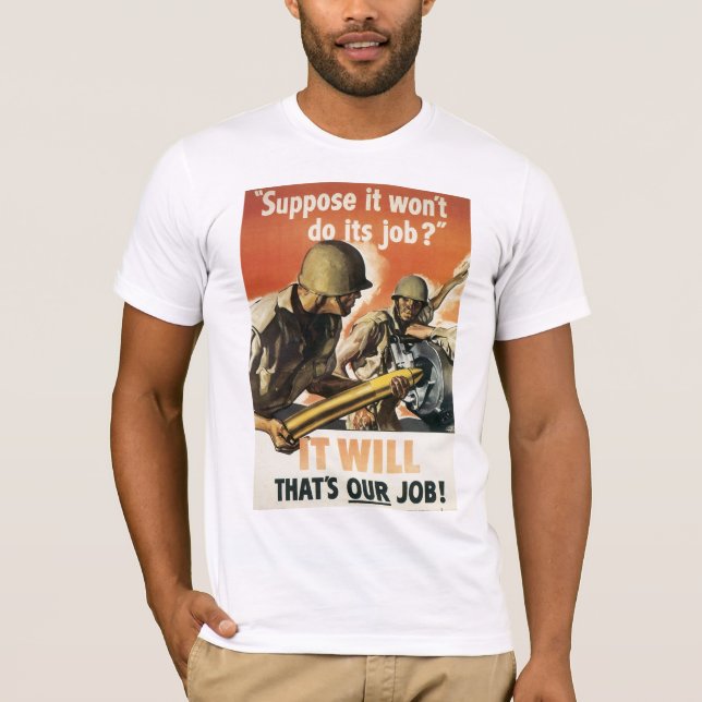 Camiseta Guerra mundial 2 que lo va a hacer (Anverso)