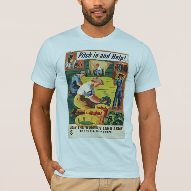 Camiseta Guerra mundial del jardín de victoria 2 (Anverso)