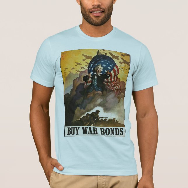 Camiseta Guerra mundial del tío Sam 2 (Anverso)