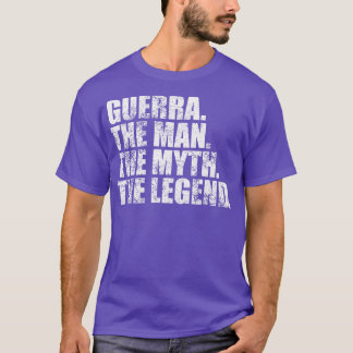 Camiseta Guerra Nombre familiar Guerra apellido Guerra S
